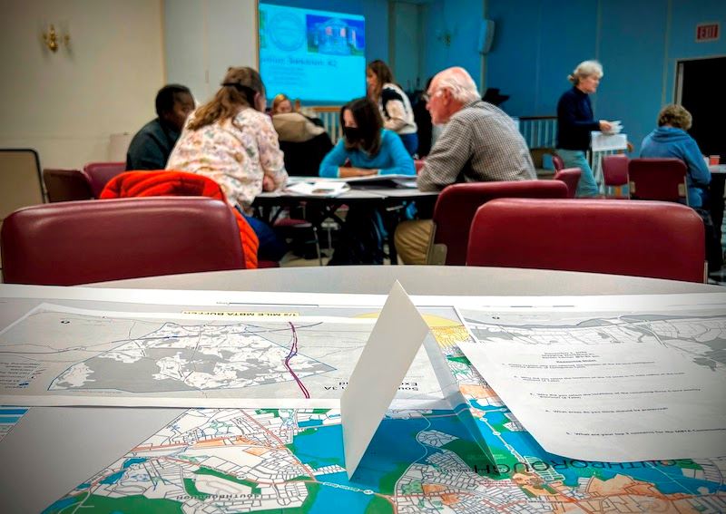 Mapping Sessions at Senior Center